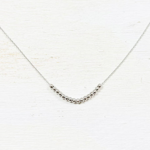 Sterling Silver Multiple Balls Necklace