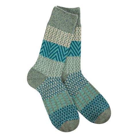 Lagoon- Weekend Crew Socks