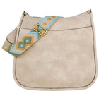 Chloe Off-White Crossbody with Embroidered Guitar Strap