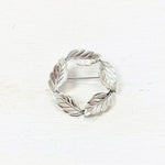 Sterling Silver Estate Leaf Pin