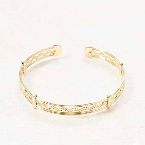 Fashion Gold Tone Cuff