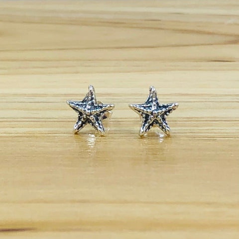 Sterling Silver Starfish Earrings
