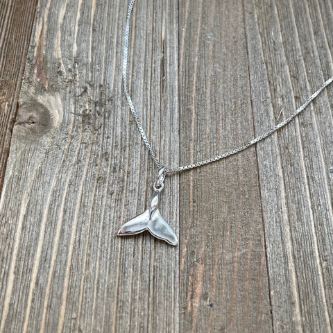 Sterling Silver Fish Tail Necklace