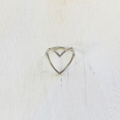 Sterling Silver Heart Ring