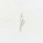 Sterling Silver Italian Horn Charm