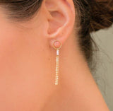 Sterling Silver Gold-Tone Jessa Earrings