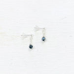 Sterling Silver Children’s Black Earrings