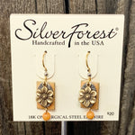 Layered Shapes w/ Flower Earrings