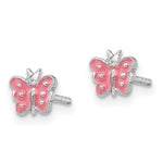 Sterling Silver Children’s Butterfly Earrings