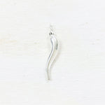 Sterling Silver Italian Horn Charm