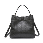 Tati Woven- Dark Grey Handbag