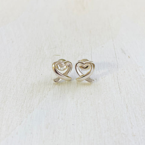 Sterling Silver Heart Earrings