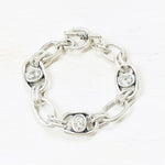 Fashion Oval Link Toggle Bracelet