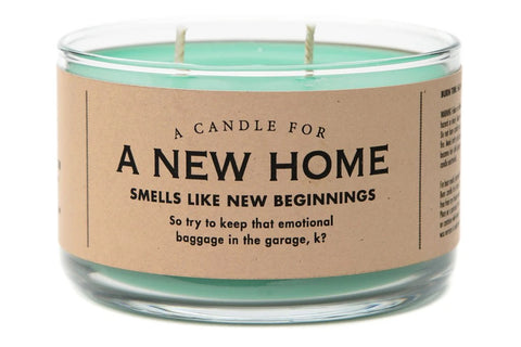 A New Home Candle