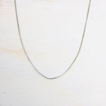 Sterling Silver 20” Round Link Chain