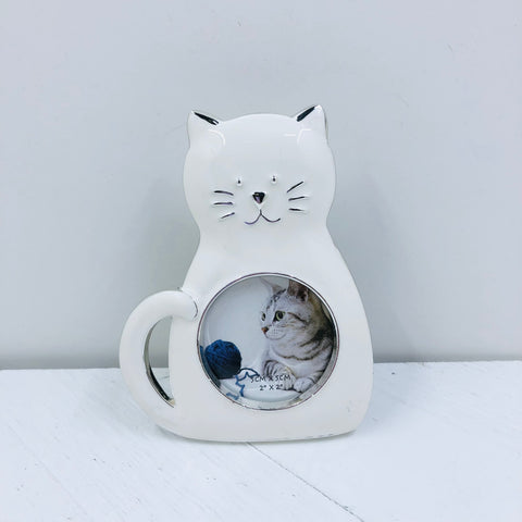 White Cat Frame