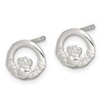 Sterling Silver Claddagh Earrings