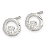 Sterling Silver Claddagh Earrings