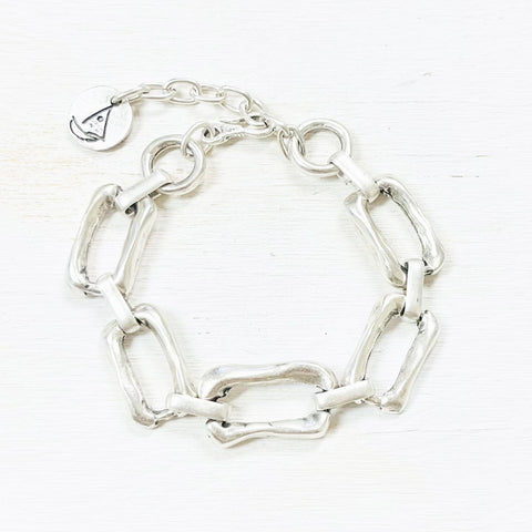 Fashion Rectangle Link Bracelet