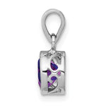 Sterling Silver Genuine Amethyst Necklace
