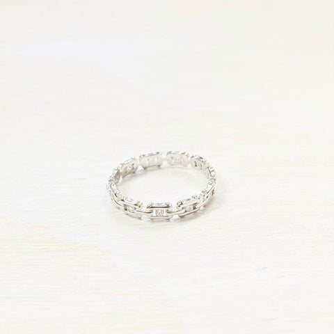 SS Link CZ Ring