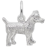 Sterling Silver Jack Russell Terrier Dog Charm