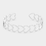 Fashion Heart Cuff