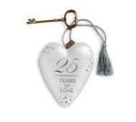 25 Years of Love Art Heart