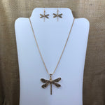 Dragonfly Necklace Set