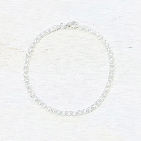 Sterling Silver Bracelet- 7”