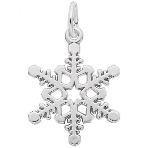 Sterling Silver Snowflake Charm