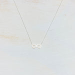 Sterling Silver Infinity Necklace