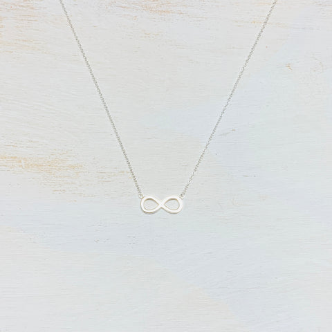 Sterling Silver Infinity Necklace