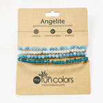Angelite Bracelet Set