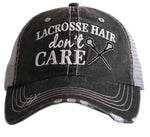 Lacrosse Hair Don't Care Trucker Hat