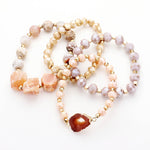 Semi Precious Stone Bead Bracelet