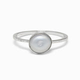 Sterling Silver Pretty in Pearl Ring