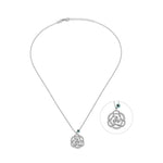 Rosa Rose Sterling Silver Necklace