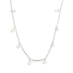 Serena Shaker Clear Quartz Sterling Silver Necklace