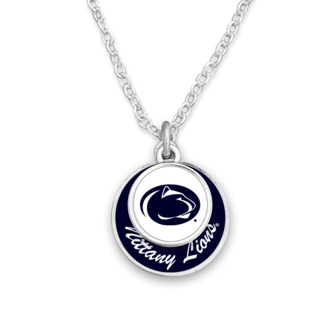 Penn State Stacked Disk Necklace