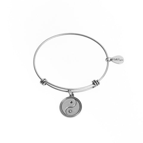 Yin Yang Bangle Charm Bracelet